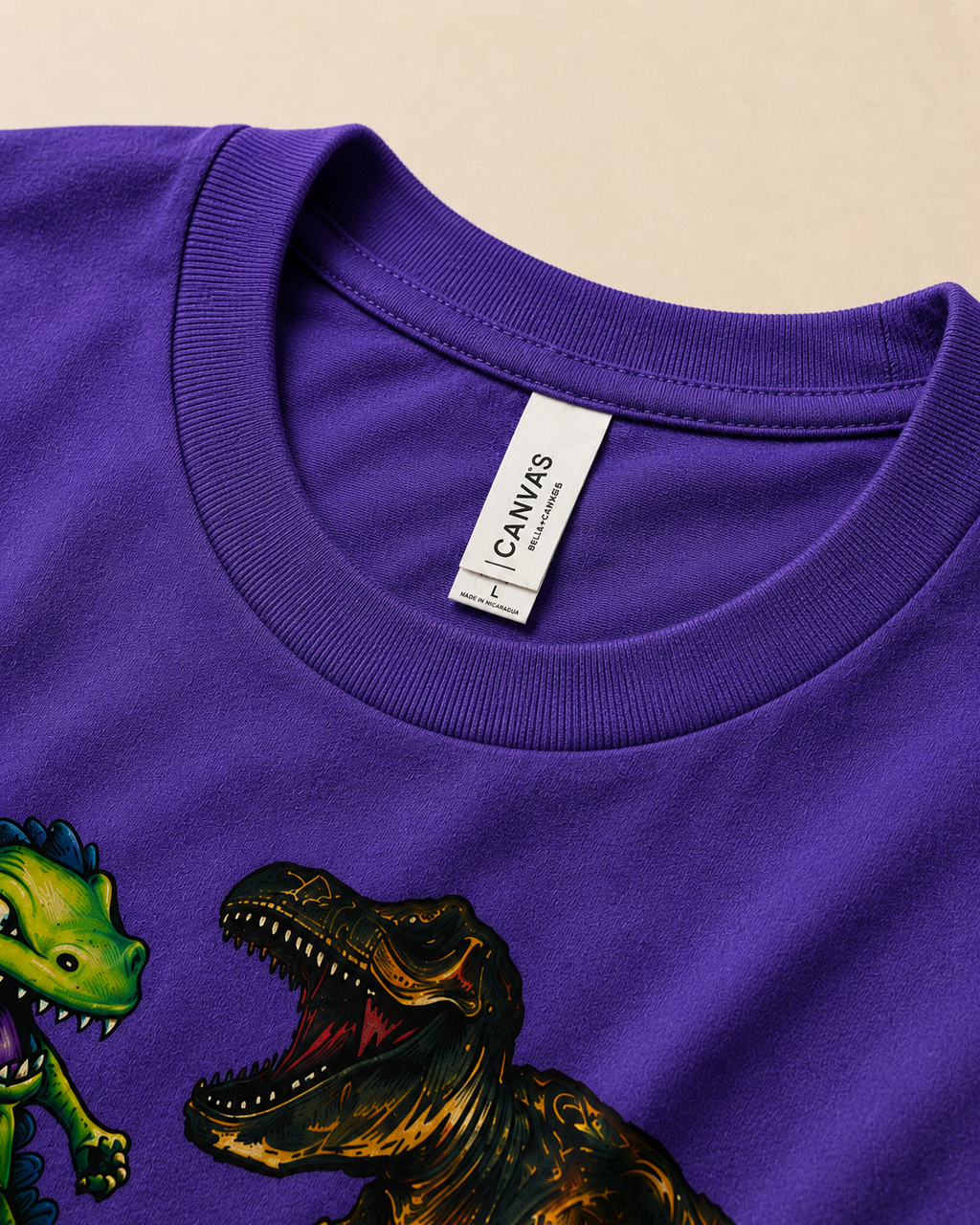 Reptar vs. T. Rex Tee – Davon Carey Original